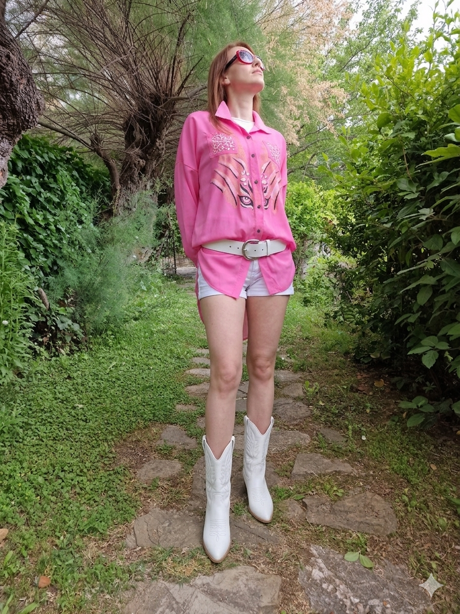 Camicione PINK JAGUAR TG. UNICA (PEZZO UNICO)